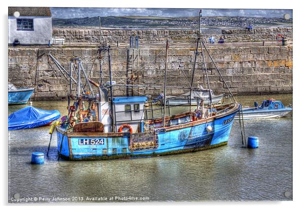 Fishing trawler Acrylic by Perry Johnson