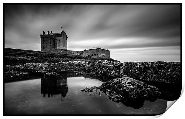 Broughty Ferry Castle Print by Jon  Crowther