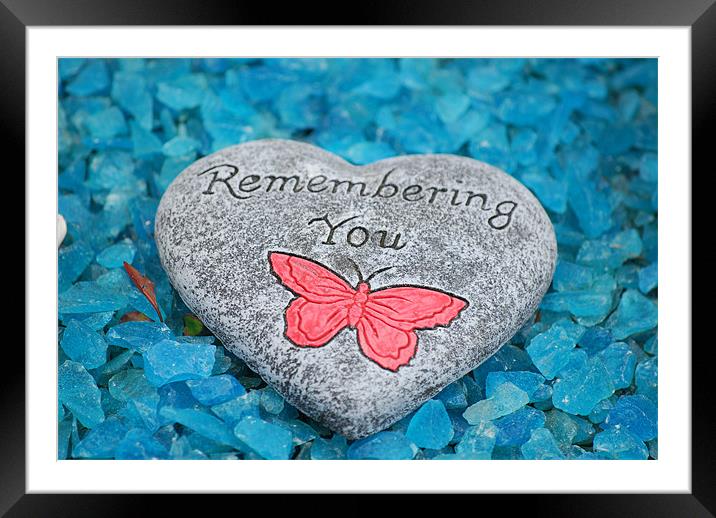 Remembering You Framed Mounted Print by Wayne Usher