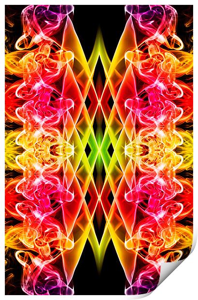 Smoke Explosion 1 Print by Steve Purnell