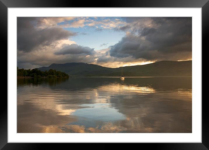 Loch Lomond Framed Mounted Print by Tracey Whitefoot
