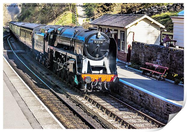 Goathland Railway Station Print by Trevor Kersley RIP