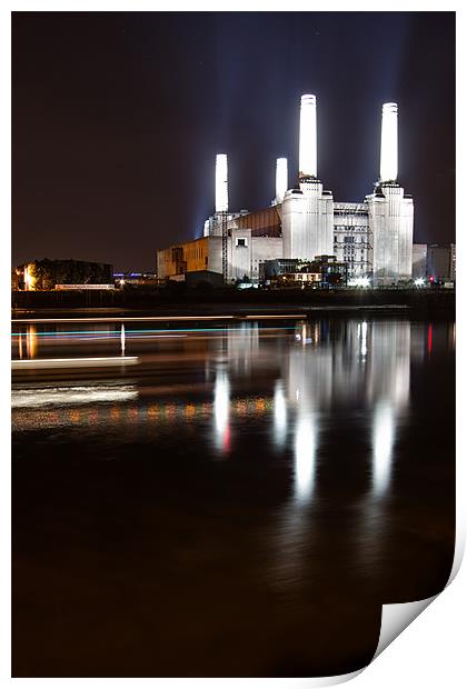 Battersea Power Station Print by Wayne Molyneux