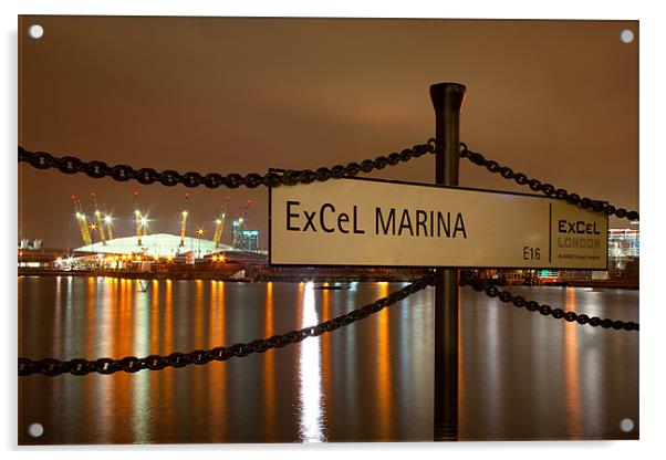 ExCeL MARINA Acrylic by Neil Pickin