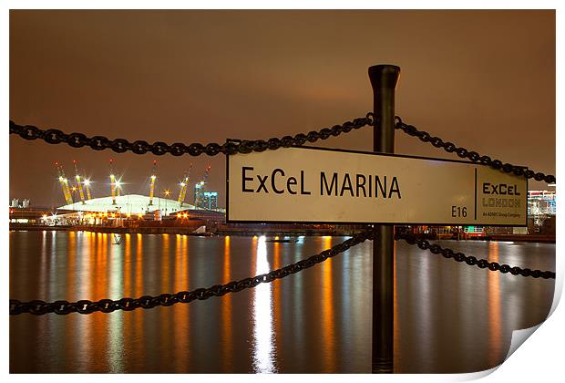 ExCeL MARINA Print by Neil Pickin