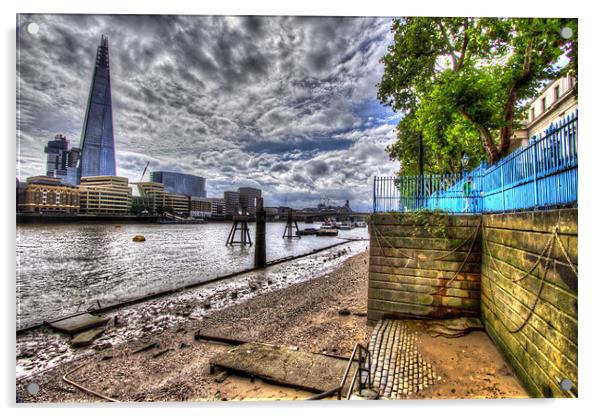 The Shard London skyline Acrylic by David French