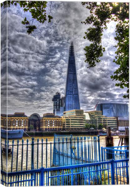 The Shard London skyline Canvas Print by David French