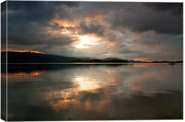 Loch Lomond Canvas Print by Tracey Whitefoot