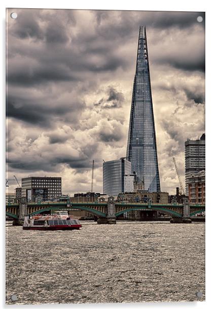 The Shard - London Acrylic by Nigel Jones