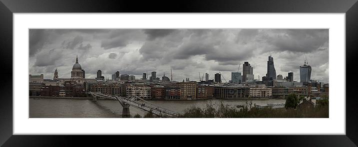 From St Pauls to the Money Lenders Framed Mounted Print by Nigel Jones