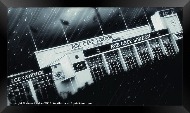 Ace cafe london Framed Print by stewart oakes