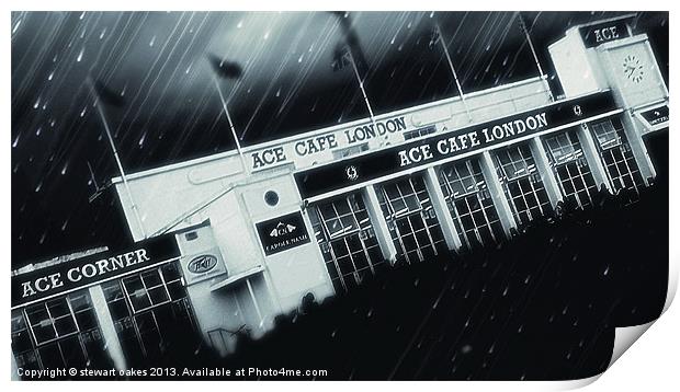 Ace cafe london Print by stewart oakes