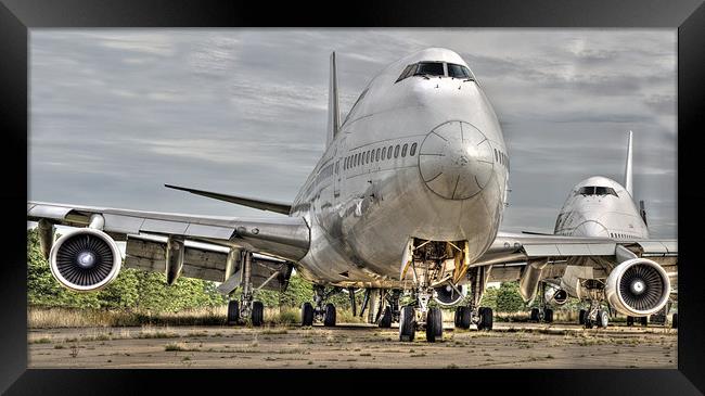Manston Airport Time to board Framed Print by Simon West