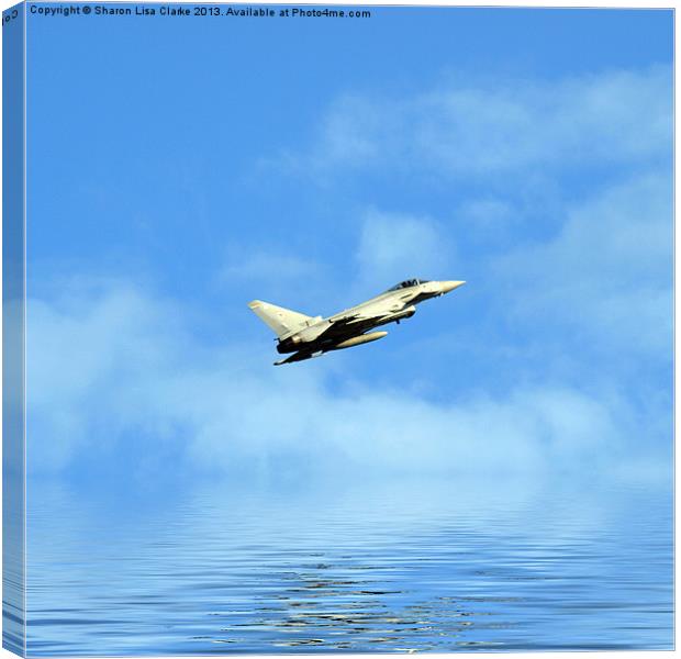 Eurofighter Typhoon Canvas Print by Sharon Lisa Clarke