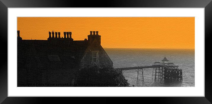 Simply orange! Framed Mounted Print by Paula Palmer canvas