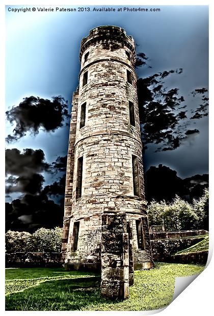 Eglinton Tower Print by Valerie Paterson