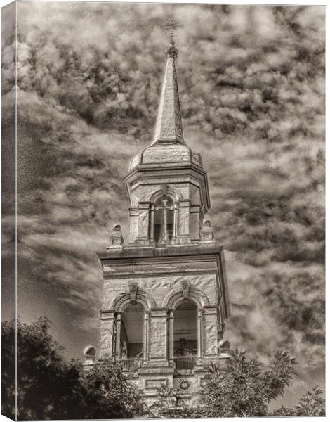 Granby Steeple Canvas Print by Mary Lane
