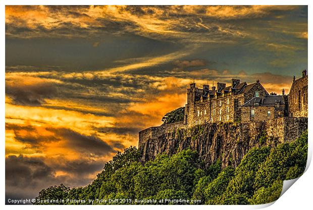 Stirling Castle Scotland Print by Tylie Duff Photo Art