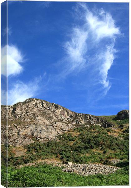 Rocks and sky I Canvas Print by Sean Wareing