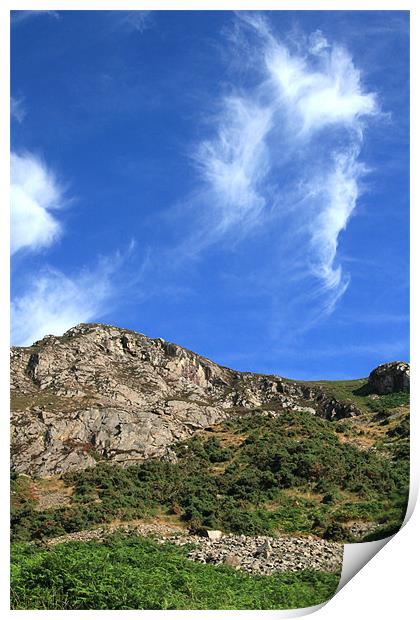 Rocks and sky I Print by Sean Wareing