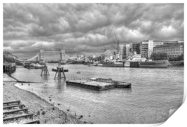 Tower Bridge HDR Print by David French