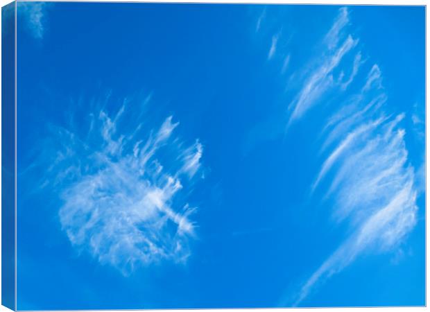 Summer Clouds Canvas Print by David Pyatt