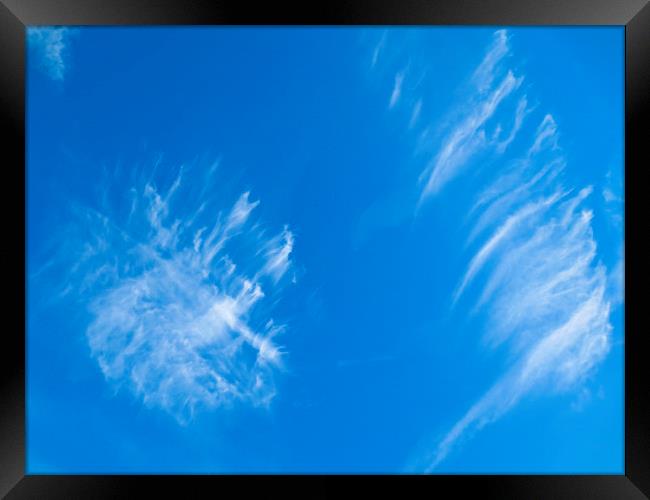 Summer Clouds Framed Print by David Pyatt