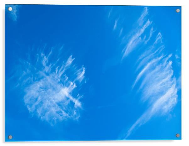 Summer Clouds Acrylic by David Pyatt