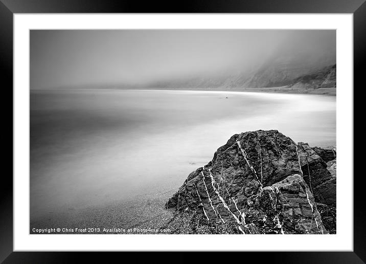 Agata Beach Framed Mounted Print by Chris Frost