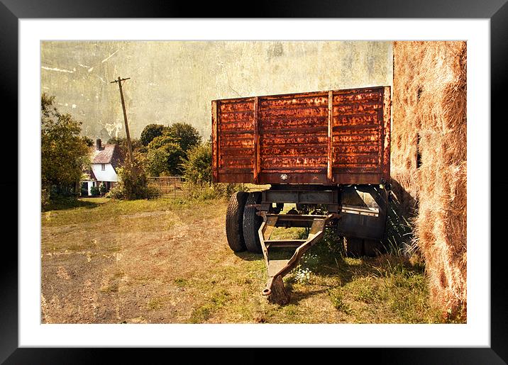 parked up Framed Mounted Print by Dawn Cox