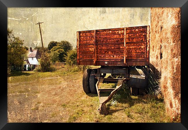parked up Framed Print by Dawn Cox