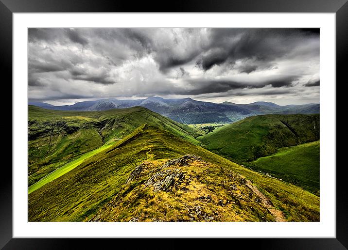 The Lake District Framed Mounted Print by Darren Burroughs