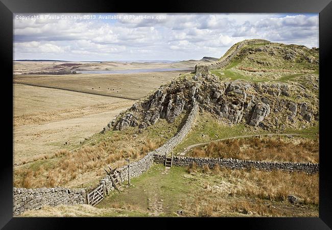 Hadrians Wall Country Framed Print by Paula Connelly