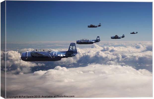 Grumman Avenger - Lost........... Canvas Print by Pat Speirs