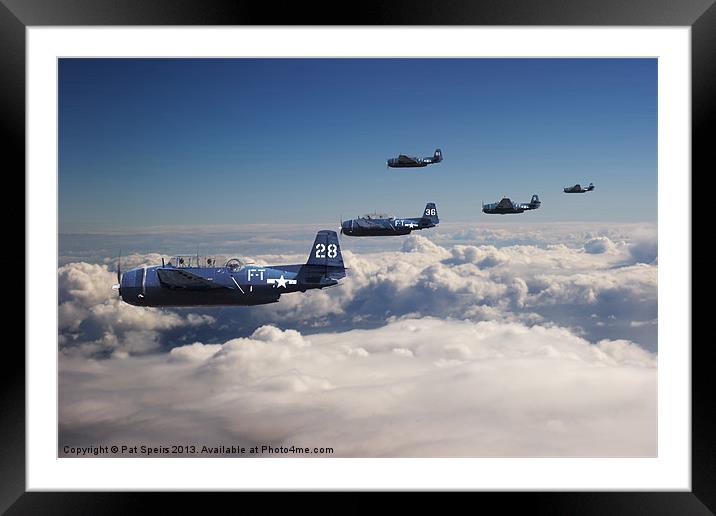 Grumman Avenger - Lost........... Framed Mounted Print by Pat Speirs