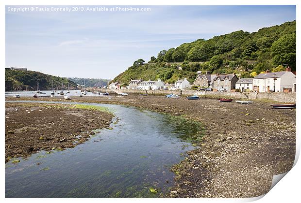 Lower Fishguard, Pembrokeshire Print by Paula Connelly