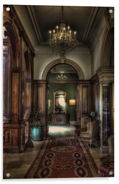 Addington Palace, the Hallway Acrylic by Dean Messenger