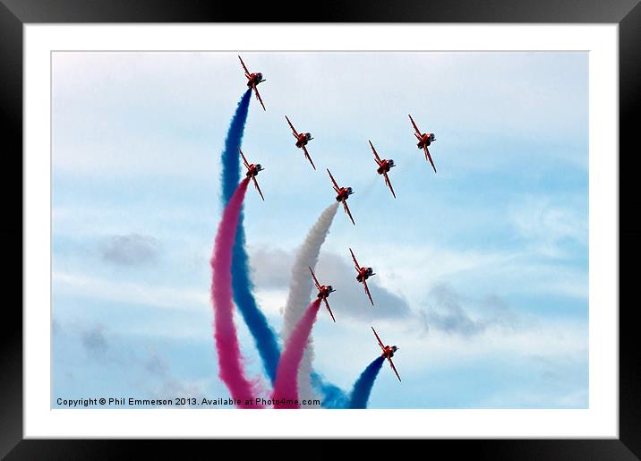 Smoke on -go! Framed Mounted Print by Phil Emmerson