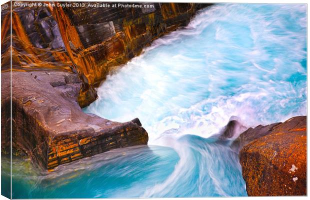 Spillway Canvas Print by John Cuyler