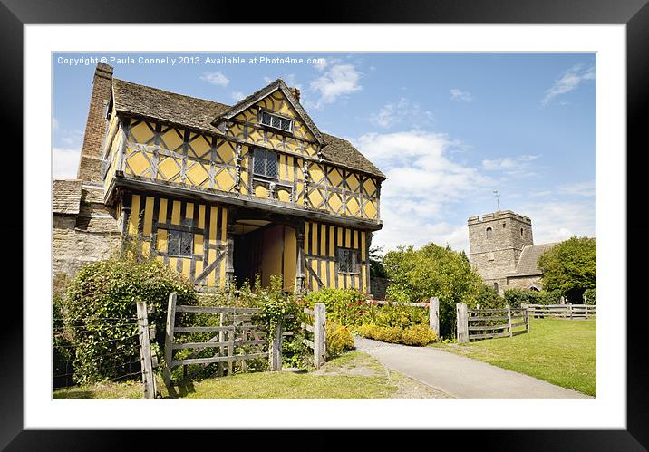 Stokesay Castle Framed Mounted Print by Paula Connelly