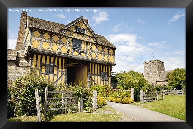 Stokesay Castle Framed Print by Paula Connelly
