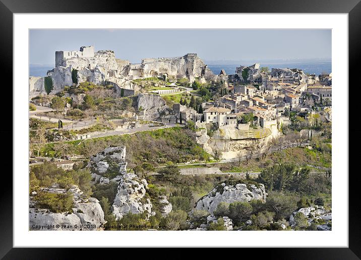 Les-Baux-de-Provence Framed Mounted Print by Jean Gill