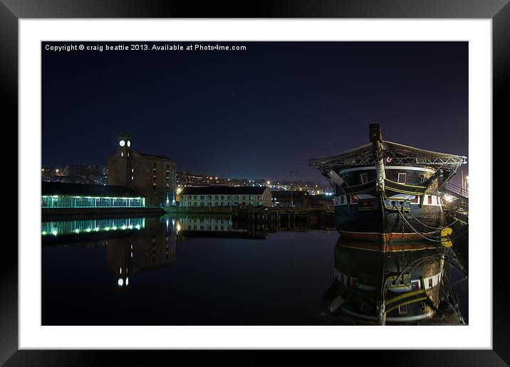 The Tower and The Unicorn Framed Mounted Print by craig beattie