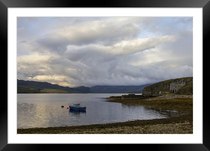 Morning Light at Loch Eriboll Framed Mounted Print by Derek Beattie