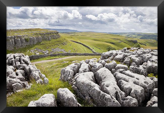 Yorkshire Dales Limestone Framed Print by Paula Connelly