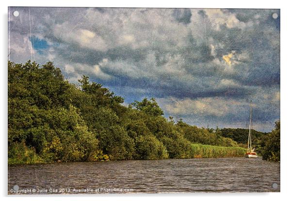 On The River Ant Acrylic by Julie Coe