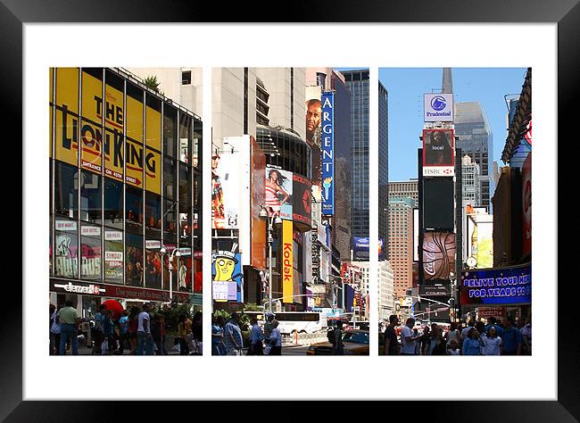 Broadway New York City USA Framed Print by Philip Pound