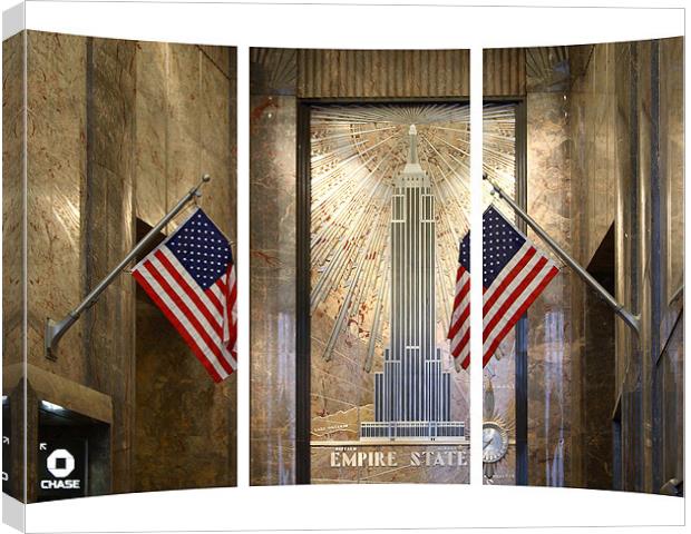 Empire State Building New York Canvas Print by Philip Pound