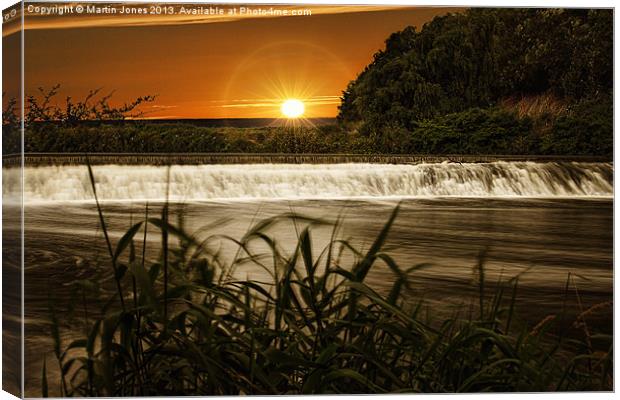 Over the Wash to Aldwarke Canvas Print by K7 Photography