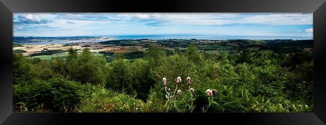 A View from the Hill Framed Print by Andy Bennette